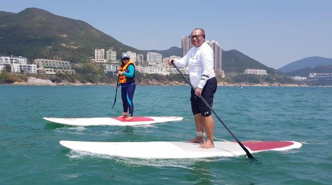 Dirut BPJS TK Paddling saat di Hong Kong/Foto: Dok BPJS Ketenagakerjaan Dirut BPJS TK Paddling saat di Hong Kong/Foto: Dok BPJS Ketenagakerjaan
