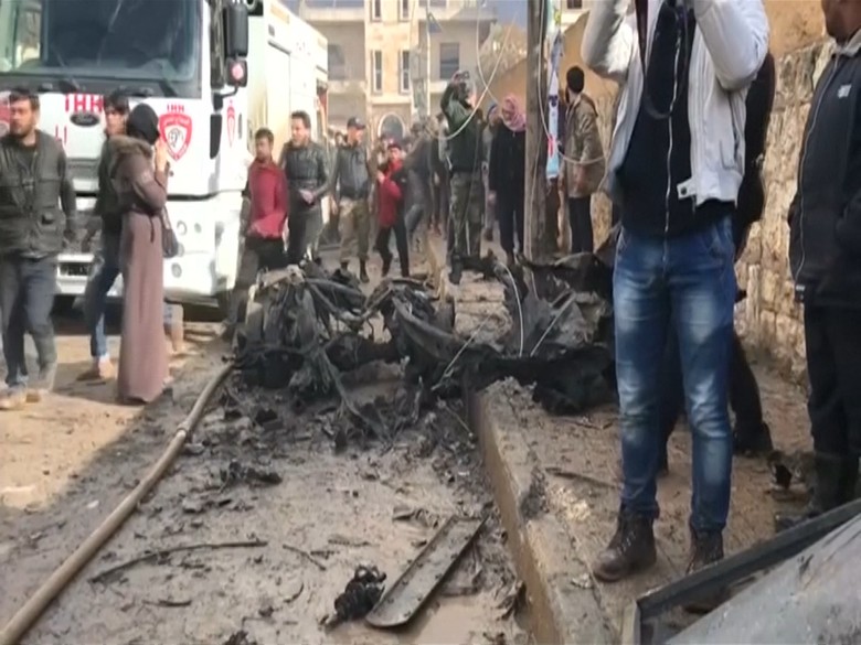 3 Warga Sipil Tewas Akibat Rangkaian Ledakan Bom Motor di Suriah 3 Warga Sipil Tewas Akibat Rangkaian Ledakan Bom Motor di Suriah