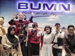 Spiderman Hingga Darth Vader di Pesta Milenial BUMN