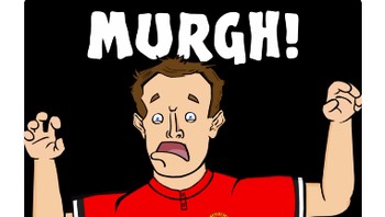 Salah satu olok-olok buat Phil Jones. Kok jadi mirip-mirip karakter Ralph di film kartun Disney Wreck It Ralph ya? (Foto: Internet/Twitter)
