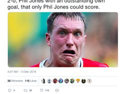 MU Kalah, Phil Jones Habis Kena Olok-olok