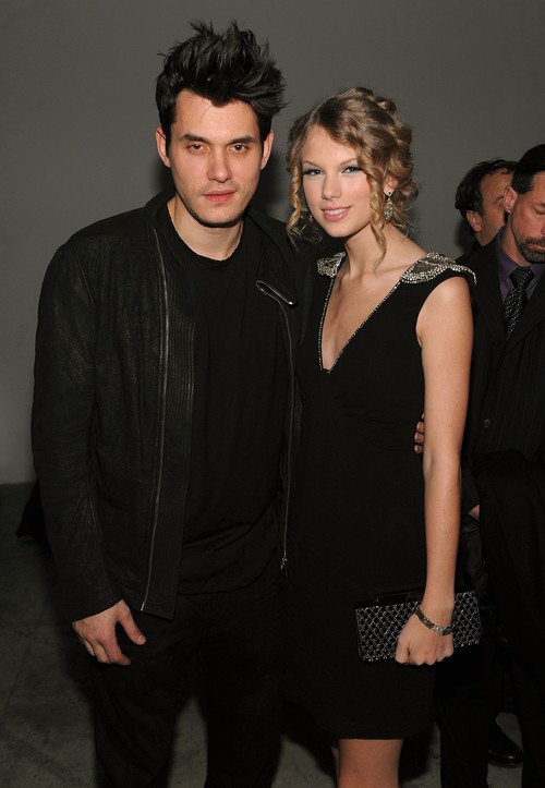 NEW YORK - DECEMBER 08:  Musicians John Mayer (L) and Taylor Swift attend the launch of VEVO, the world's premiere destination for premium music video and entertainment at Skylight Studio on December 8, 2009 in New York City.  (Photo by Dimitrios Kambouris/Getty Images for VEVO)
