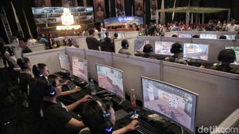 PUBG ini kita pilih karena berdasarkan riset karena masuk ke dalam game top five terpopuler, makanya kita bawa untuk dikompetisikan, ujar Vice President Consumer Telkom Aulia E. Marinto. (Foto: Pradita Utama/detikcom)