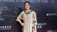 Dian Sastrowardoyo saat menghadiri acara Film Festival Macau 2018 di Macau pada Rabu (12/12).