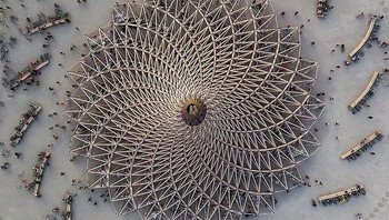 The Galaxy, sebuah fasilitas di Burning Man, Nevada, AS. Foto: Evo.ru