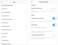 Fitur Saring Komentar Instagram Dukung Bahasa Indonesia