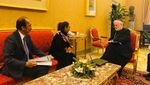 Saat Susi Berdialog dengan Paus di Vatikan
