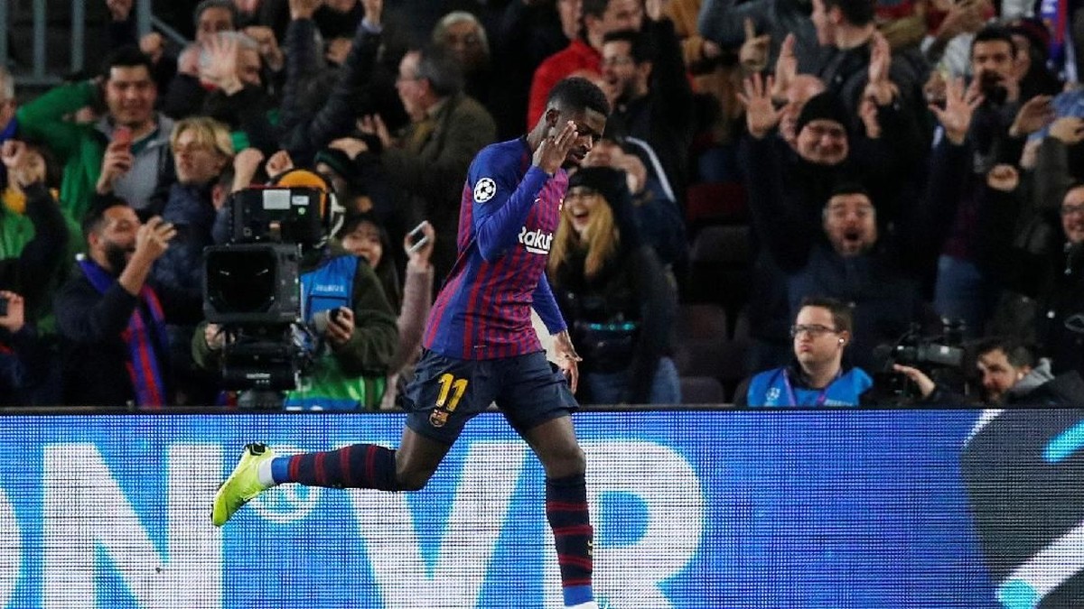 Barcelona diminta pertahankan Ousmane Dembele (Albert Gea/REUTERS)