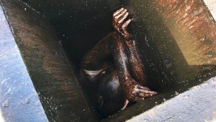 2 Hari Terperangkap di Saluran Pembuangan Minyak, Pria Ini Selamat