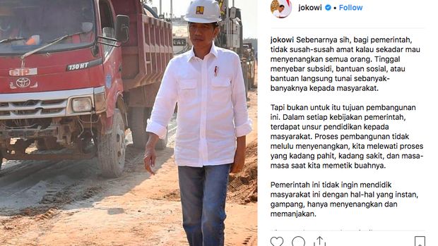 Disindir Bangun Infrastruktur Pakai Utang, Ini Curhat Jokowi 