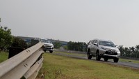 Mitsubishi Pajero Sport berada di tempat kedua dengan perhitungan 9,90 kpl. Foto: Rachman Haryanto