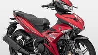 MX King 150 saat ini dibanderol dengan Rp. 21.950.000 otr Jakarta. Gimana otolovers makin cakep ngga tuh warna baru MX King 150 ini? Foto: dok. Yamaha
