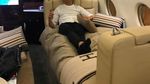Foto: Gaya Cristiano Ronaldo di Jet Pribadi Mahalnya