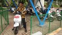 20 Motor Viar Q1 tersebut akan bertugas di Monas.
