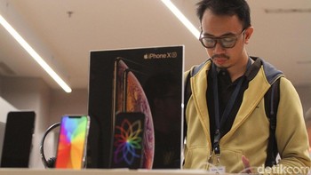 Termurah adalah iPhone XR 64 GB yang dijual Rp 15,199 juta. Foto: Rifkianto Nugroho/detikinet