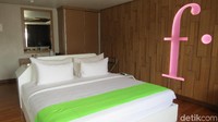 Kamar Fashion Suite di Fashion Hotel Legian, Bali. Hotel ini cocok untuk perjalanan dinas atau seminar di Bali sambil liburan, cocok juga untuk liburan akhir tahun (Fitraya/detikTravel)