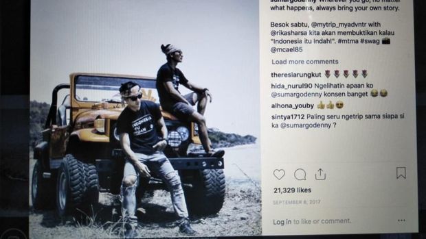 Gaya Denny Sumargo di Jimny