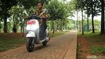 Motor Listrik Siap Dinas di Monas