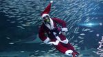 Sambut Natal, Sinterklas Berenang Bersama Ribuan Ikan di Korsel
