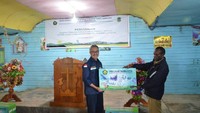 Pemasangan LTSHE di Kabupaten Dogiyai merupakan usulan dari Pemerintah Daerah Papua dan telah terpasang 100% di semua rumah. Dok. Kementerian ESDM.