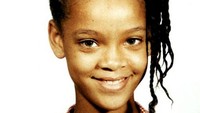 Foto jadul Rihanna saat masih anak-anak. Dok. Ist