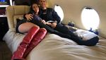Foto: Gaya Cristiano Ronaldo di Jet Pribadi Mahalnya