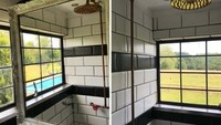 Di dalamnya ada satu ruang tamu, satu dapur, serta satu kamar mandi. Inhabitat/Nicole Jewell.