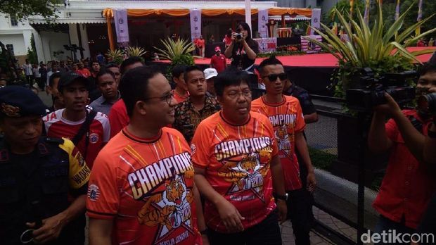 Gubernur DKI Jakarta Anies Baswedan di Balai Kota.