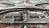 Menjadi hub penerbangan dengan sistem layanan udara canggih. Jika berjalan mulus, maka pada 2050 mimpi industri penerbangannya jadi pemimpin di dunia akan terwujud. Foto: Dok. Xinhuanet