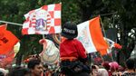 Anak-anak Ikut Ramaikan Pawai Persija
