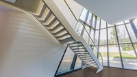 Warna putih mendominasi seluruh bangunan. Istimewa/dezeen.com.