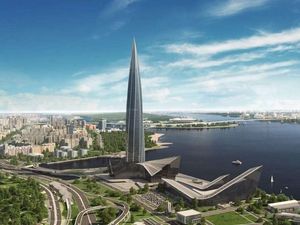 Gedung Tertinggi Eropa Ada di Rusia, Begini Wujudnya