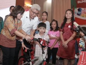 BUMN Hadir untuk Negeri Berbagi dengan Anak Yatim