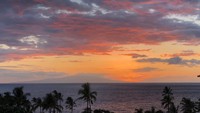 Foto sunset di Pulau Maui, Hawaii yang dipotretnya (Instagram/amberheard)