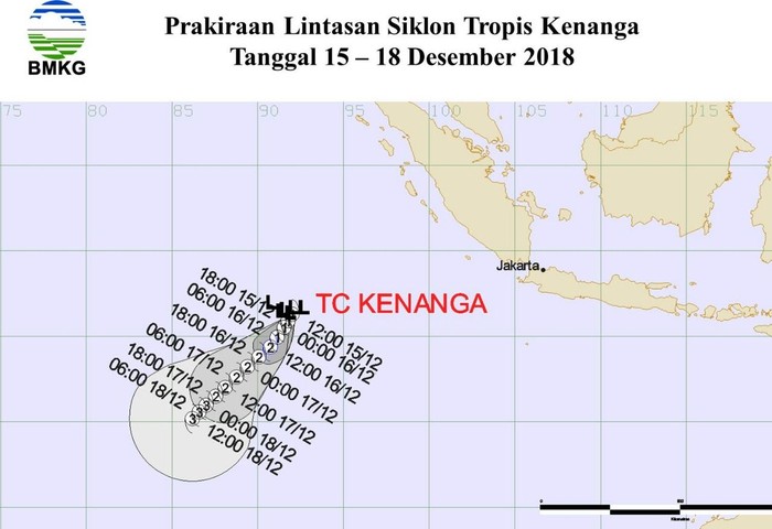 Ada Siklon Tropis Kenanga, BMKG Ingatkan Waspada Gelombang Tinggi