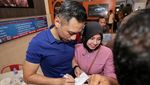 Gaya Kampanye AHY: Biru-biru Sapa Warga Pekanbaru