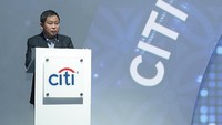 Menteri Energi dan Sumber Daya Mineral (ESDM) Republik Indonesia Ignasius Jonan, yang juga merupakan alumnus Citi, menyampaikan keynote speech dalam acara Citi Indonesia Alumni Network 2018. Acara tahunan yang sudah dilaksanakan untuk ketiga kalinya, menghadirkan ratusan alumnus, termasuk yang saat ini menjadi pemimpin di berbagai institusi terkemuka. Foto: dok. Citi Indonesia