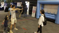 Badan Pengurus Cabang (BPC) Hipmi Jaya Se-Jakarta mengikuti acara Karnaval yang bertujuan sebagai ajang silaturahmi secara kekeluargaan sambil mengikuti lomba olahraga dan permainan digital. Foto: dok. Hipmi Jaya