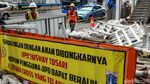 Begini Penampakan JPO Tosari yang Mulai Dibongkar