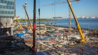 Lakhta Center dilengkapi kompleks olahraga dan ruang pameran. Istimewa/Lakhta Center.