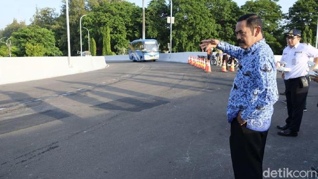 Hasil Uji Coba: Kecepatan di Flyover Manahan Dibatasi 30 Km/Jam