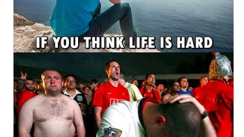 Jika Anda pikir hidup itu susah, coba tengok para fans MU sekarang ini. Foto: istimewa