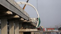 Sejauh ini pembebasan lahan masih jadi kendala pembangunan LRT Jabodebek.