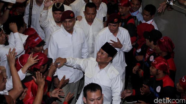 Prabowo di Konfernas Gerindra / 
