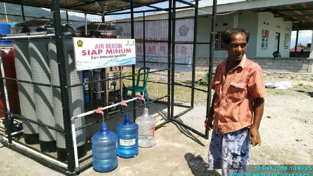 Kebutuhan Air Krusial, 17 Pengolah Air Siap Minum Dipasang di Sulteng
