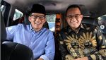 Senyum Anies Saat Salam Dua Jari di Konferensi Gerindra