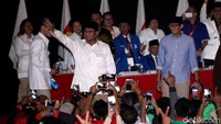Sejumlah tokoh dan pejabat partai politik koalisi Prabowo-Sandiaga turut hadir dalam Konfernas Gerindra. detikcom/Lamhot Aritonang.