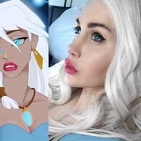 Inilah penampilan wajahnya dari samping. Di foto ini tampak bulu matanya yang semakin lebat dan lentik. Foto: Instagram (@pixeefox)