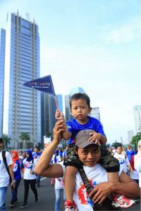 Seru! 65 Ribu Peserta Ramaikan Fun Walk di Jakarta