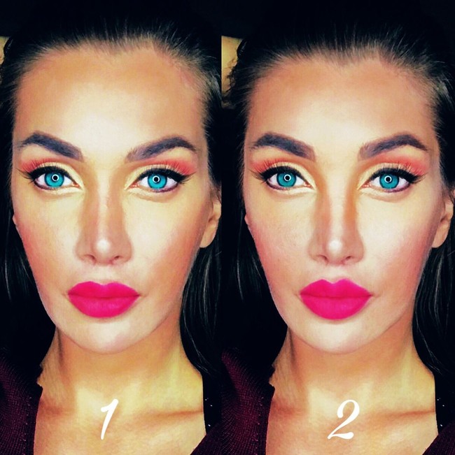 Prosedur ekstrem lainnya yang Pixee lakukan adalah mengubah warna matanya. Warna mata asli wanita asal California Utara itu adalah abu-abu. Dia menggantinya menjadi warna biru. Foto: Instagram (@pixeefox)